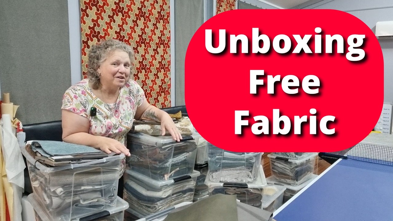 Unboxing Free Fabric. How to Find Free Fabric Yourself