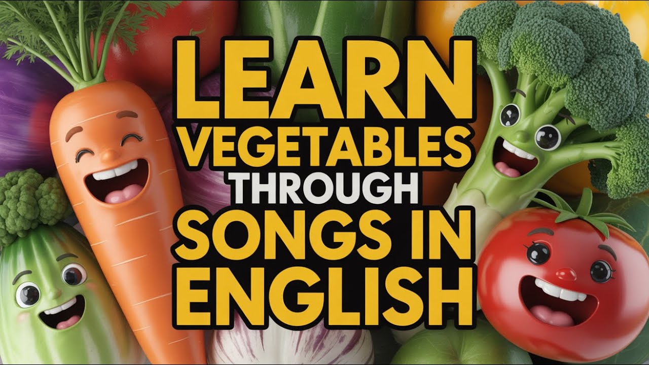 Vegetable Song for Kids Learn English with Fun Veggie Songs Nursery ...