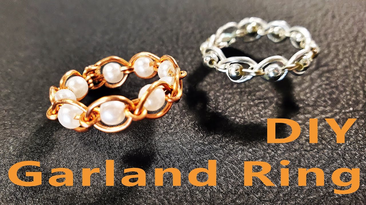 3 strands braided ring 三股編織戒指 DIY 02, add beads 加上珠子, Valentine's Day hand-made gift 情人節的手作禮物 縮圖