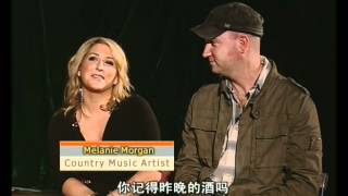 Kevin Chase & Melanie Morgan on Chinese TV Show Face Time