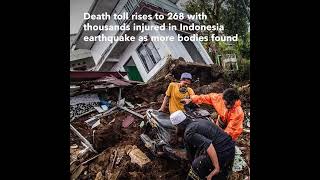 Indonesia Earthquake Kills 268 Due to Collapsed Homes, Landslides