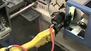 CRI - Centerless Grinder, Robotic Integration, Multiple Part Infeed Process, CSV12