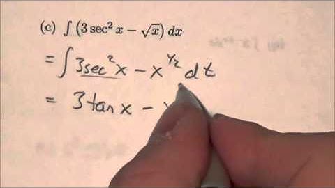 Math 31 Integration Review #1c