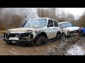 Как эти НИВЫ НАКАЗАЛИ МАЖОРОВ! БИТВА КРОССОВЕРОВ! МИТСУБИСИ L-200, Prado 150, Vitara, Touareg