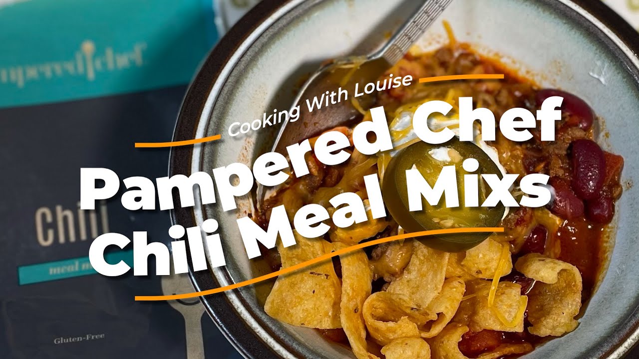 Chili Mix Pampered Chef Easy Weeknight Meal YouTube