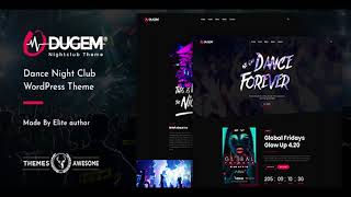 Dugem | Dance Night Club WordPress Theme | Themeforest Website Templates and Themes