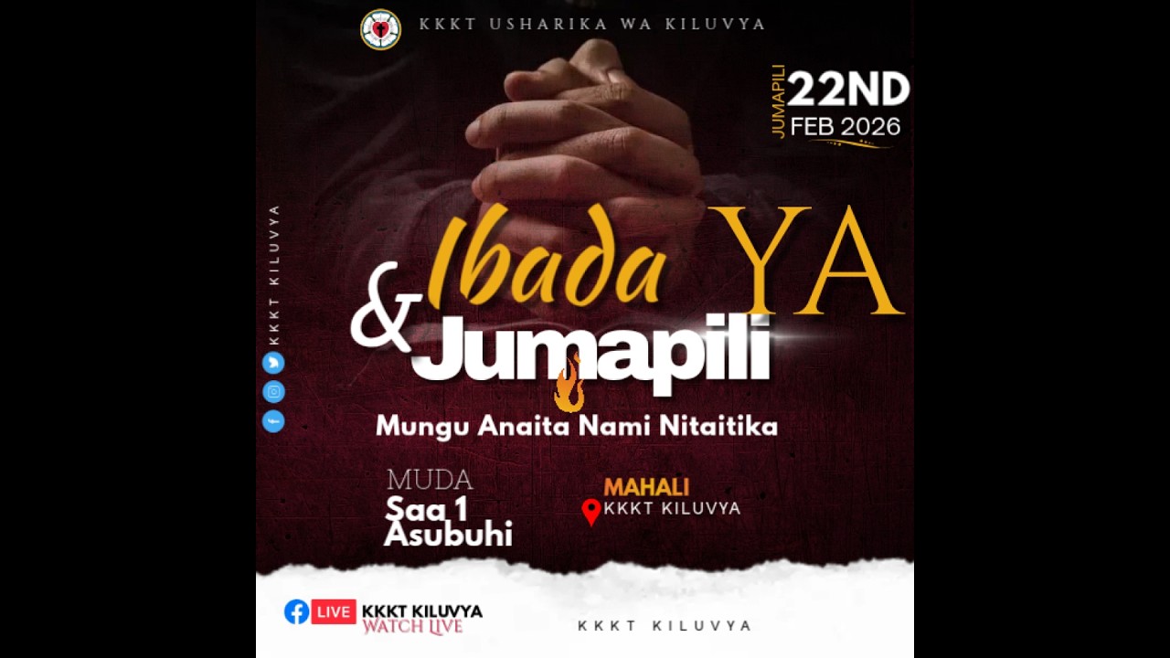 IBADA YA JUMAPILI TAREHE 22/02/2026