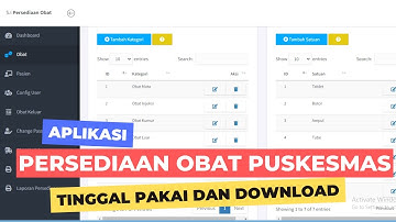 Sistem Informasi Aplikasi Persediaan Obat Rumah Sakit - Puskesmas Berbasis Web