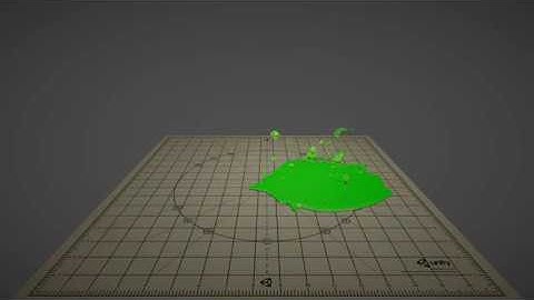 Poison splash, for Unity.