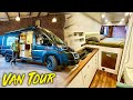 LUXURY MODERN Campervan Builder Transforms Vans Into Amazing Van Dwellings - FULL BATHROOM