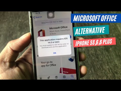 Microsoft Office Alternative for iOS 12/12.5.5 iPhone 5s,6,6 Plus