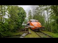 Train  grande vapeur  retour de la rame tgv pse 16 de villiers saint georges