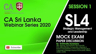 SL4  Mock Examination Paper Discussion / 28 Nov 2020 Session 1