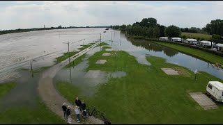 Relatief hoog water juni 2024