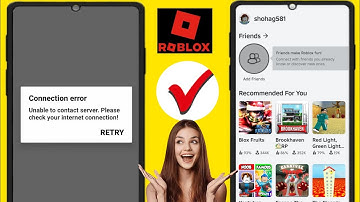 Fix Roblox Unable to Connect Server. Please Check Your Internet Connection Error