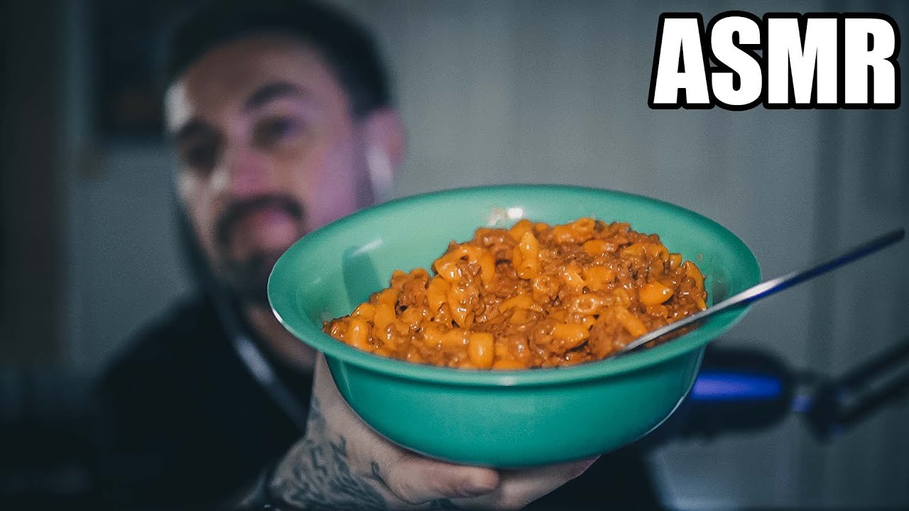 Cheeseburger Macaroni Hamburger Helper | Talking about a LOT | ASMR (Whispering, Chewing Sounds)