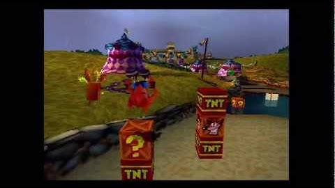 Double Header (With Clear Gem)  - Crash Bandicoot 3 105% Walkthrough