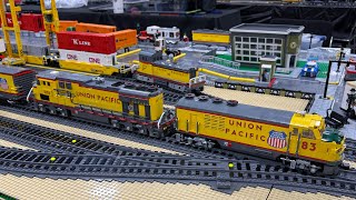 LEGO Union Pacific Locomotives And Train Cars - Brickslopes 2026 @AdamsBrickJunction