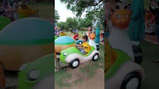 Token Ride #lakeviewparkislamabad  on the bus #adorable #viral #baby #cutebaby