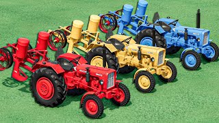 OPERATING BACKHOE LOADERS, TRACTORS & DUMP TRUCKS IN FARM WORK! Farming Simulator 22