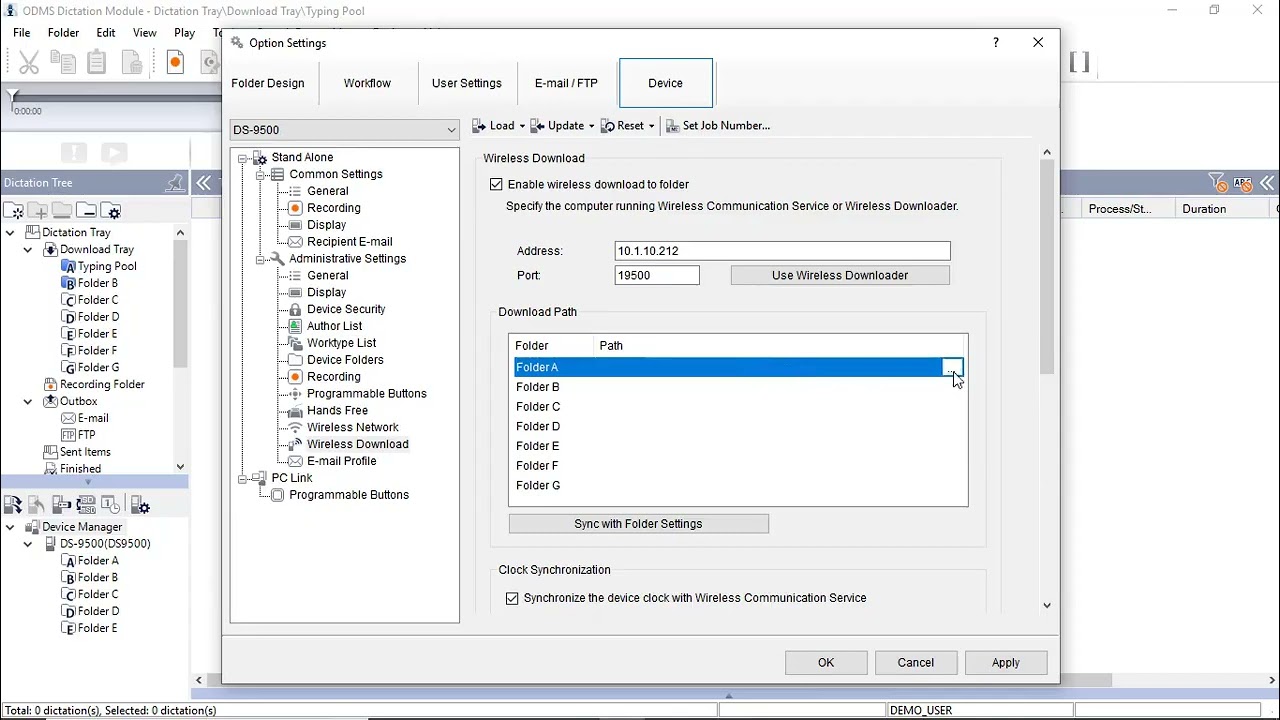 Olympus DS-9500 Wireless Download Setup Tutorial