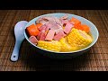 粟米肉排火腿紅蘿蔔湯/Corn Steak, Ham and Carrot Soup