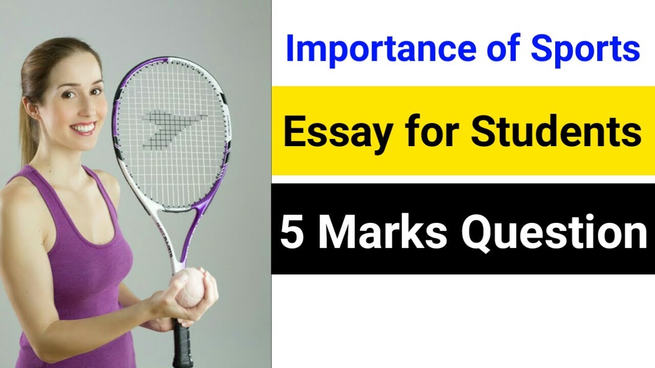 Importance of Sports Essay for all Exam Essay in Kannada YouTube