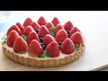 [ENG CC] 새콤달콤 산뜻한 딸기 타르트 : Strawberry Cheese Tart [아내의 식탁]