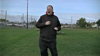 The Guy Dancing then Doing the Tornado Siren and Spinning