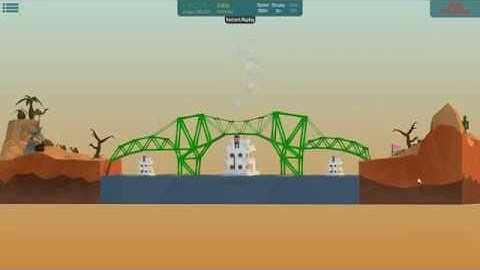 Solution 30m Double Overpass DrawBridge | POLYBRIDGE