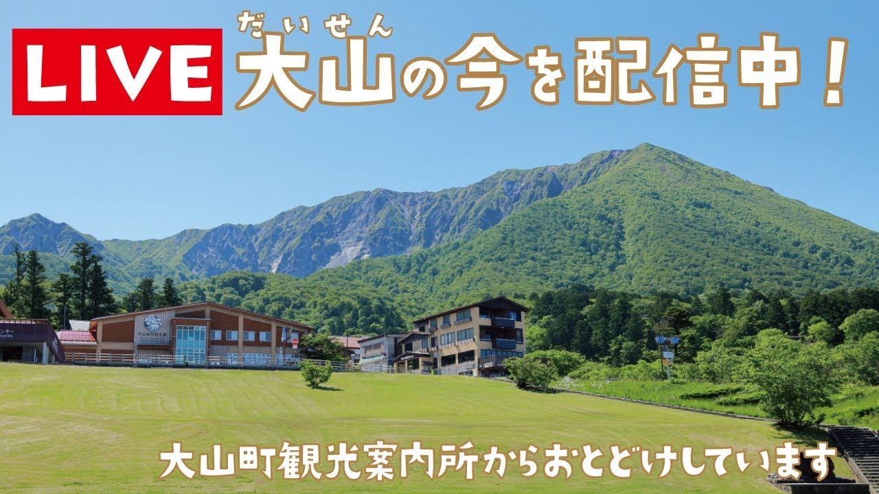 【LIVE】大山（だいせん）の今をお届け中【ライブ配信中】