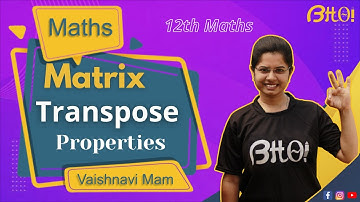 Matrix Transpose Property I Order of Transpose Matrix change or Not??