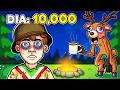 ¡SOBREVIVÍMOS 10,000 dias en el BOSQUE! ???????????????? SILVIOGAMER en 99 Noches en el Bosque
