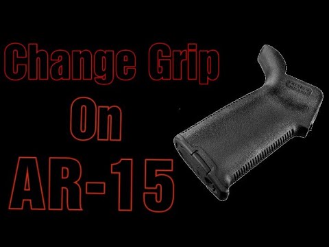 How to change your AR-15 pistol grip!! Magpul MOE + Review