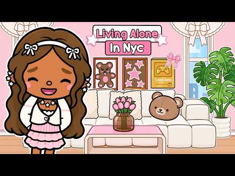 My First Day Living Alone in NYC ⭐ (EP 1) | Toca Boca Roleplay 🩷