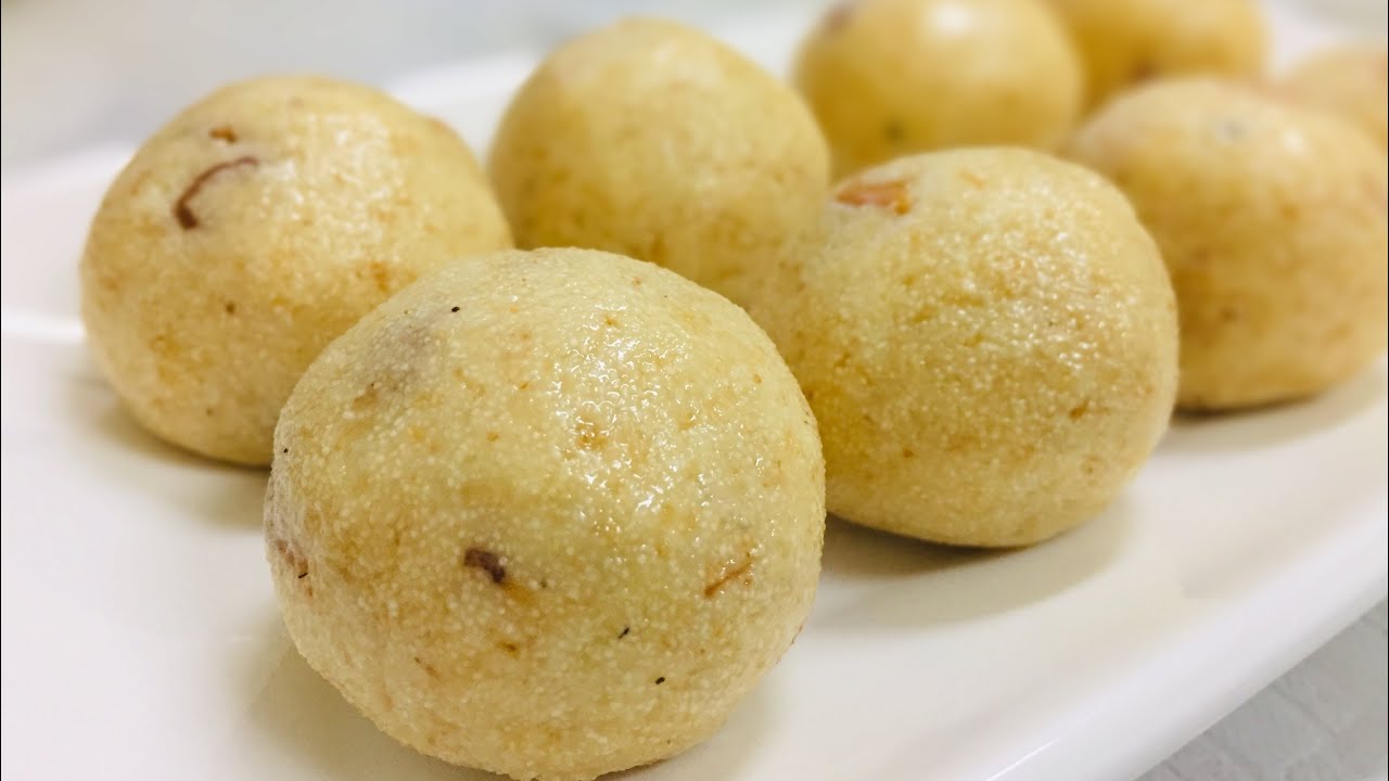 Rava Laddu with Condensed milkRava Laddu with Milkmaid