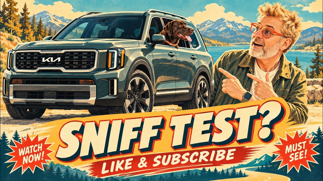 Can the all-new 2027 Kia Telluride Hybrid survive the ultimate family SUV challenge? 🐕 Meet Ben, our chocolate Labrador and chief canine vehicle tester, as he puts Kia's three-row SUV through the **Sniff Test**!

In this episode of Test Miles, automotive journalist Nik Miles and Ben discover whether the 2027 Kia Telluride HEV X-Line really deserves a place in your driveway.

We're testing the things that matter to families and dog owners:

🐾 Can a large Labrador climb in and out comfortably?

🚙 Is there enough cargo space for a dog, groceries and luggage?

🐕 Does the third-row seating leave enough room for your four-legged passenger?

❄️ How well do the rear climate controls and cabin comfort work?

🔒 Can Kia's Rear Occupant Alert detect a dog in the back?

⛽ Is 31 mpg combined impressive enough for a three-row AWD hybrid SUV?

📱 What clever technology makes family road trips easier?

We'll also take the Telluride Hybrid for a drive, test its ride comfort and quietness, and explain how it compares with the Toyota Grand Highlander Hybrid, Hyundai Palisade Hybrid and Honda Pilot.

**The big question: Will Ben give the new Telluride four paws up, or will this SUV fail the Sniff Test?**

Watch to find out.

Subscribe to Test Miles for independent automotive journalism, new vehicle reviews and more episodes of the Sniff Test, where our canine testers help families find vehicles that work for everyone.

🌐 https://testmiles.com

*Always secure your dog appropriately while driving. Never leave pets unattended inside vehicles.*

#KiaTelluride #SniffTest #DogFriendlyCars