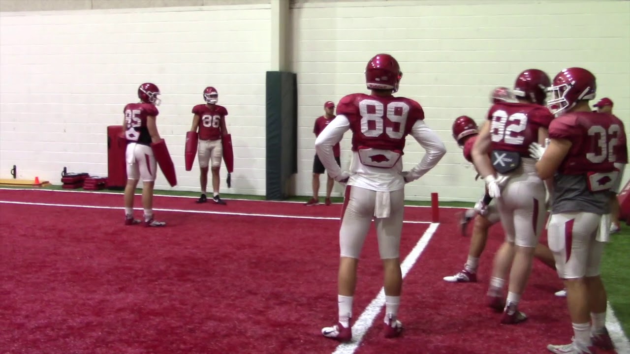 HawgBeat | Arkansas Practice Footage - Tuesday, A&M Week