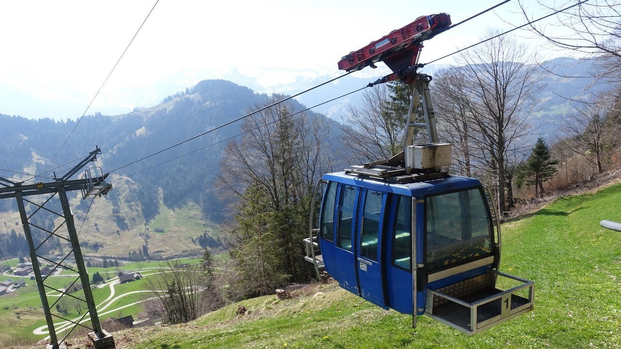 Seilbahn Schmidsboden Impressionen aus der Kleinseilbahn