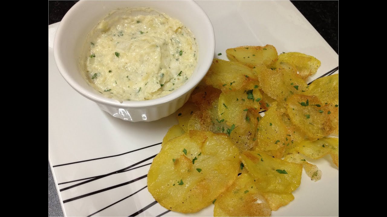 Homemade Crisps With Cheese & Onion Dip YouTube