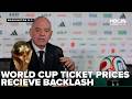 FIFA president reacts to criticism about World Cup ticket prices