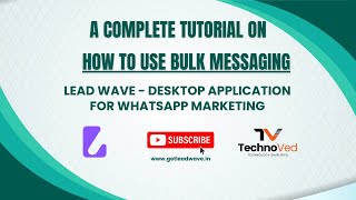 Lead Wave - How to use Bulk Messaging Module screenshot 3