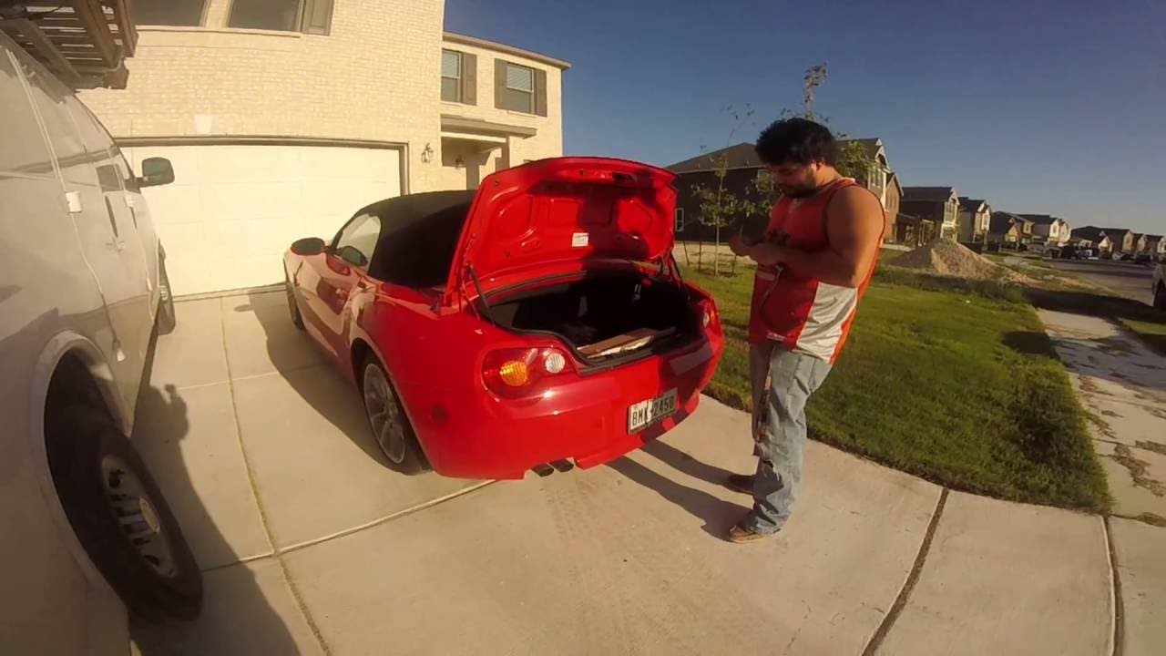 BMW Z4 Third Brake Light Replacement S1.E2 YouTube