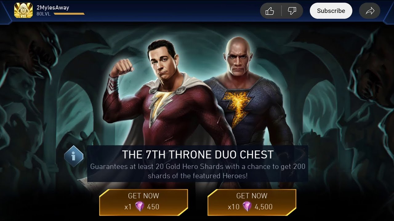 7th Throne Chest Opening Injustice 2 Mobile YouTube
