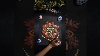 Aesthetic Mandala Art 🎨✨ | Stone Painting Decoration Ideas #shorts #viral#art #drawing #painting