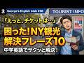 George's English Club #58「観光スポット＆チケット購入編」【ニューヨーク観光完全攻略】絶対使える英語フレーズ10選チケット購入・予約・入場・割引・観光パスまで中学英語でOK！」