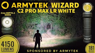 Armytek Wizard C2 Pro Max LR White Review & Comparison with Wizard C2 Pro Max (TIR) & LR Warm