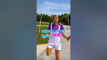 Did you catch which letter she skipped?! 😅 #forkids #alphabetchallenge #circus #ropeskipping