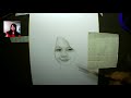 How to draw beautiful lady using charcoal portrait