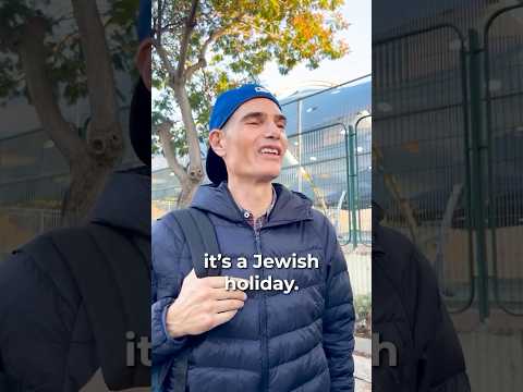 POV: explaining the Jewish holiday of Sukkot to someone who’s never heard of it.